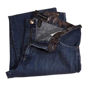 Classic Stacy Adams Relaxed Fit Blue Jeans. Men's Size: W38x32L.